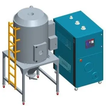 Combined dehumidifier and resin dryer